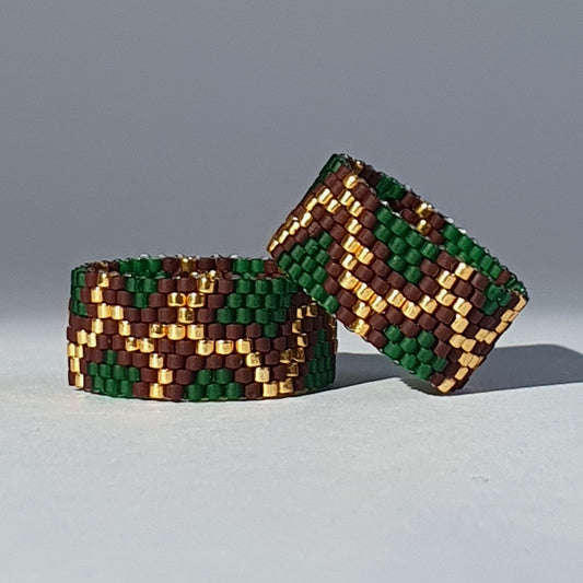 Ring i slangemønster